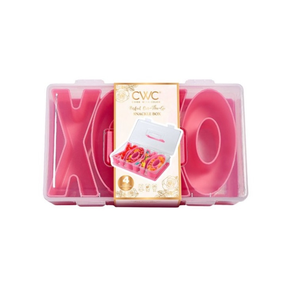 Cook with Color CWC Valentine XOXO Snackle Box NEW - Picture 3 of 3